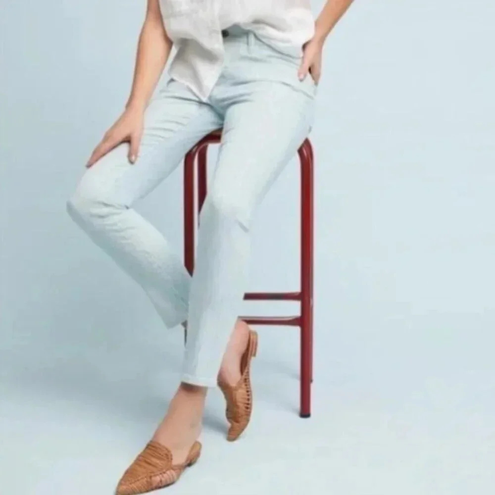 Anthropologie Womens 29 Pilcro Mid Rise Skinny Ankle Jeans - Picture 1 of 16